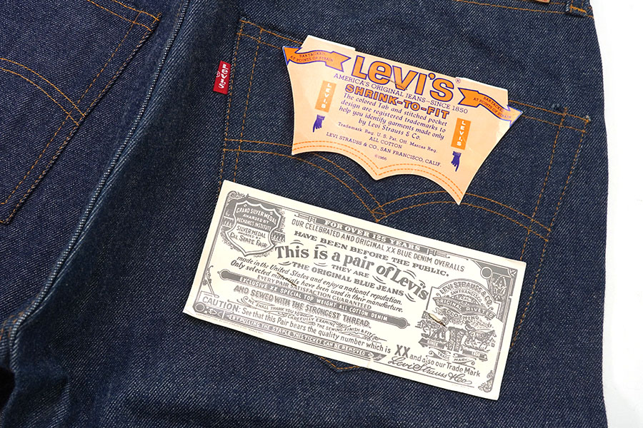 80's Levi's 501 内股シングル デニムパンツ 濃紺 USA製 表記(36x30