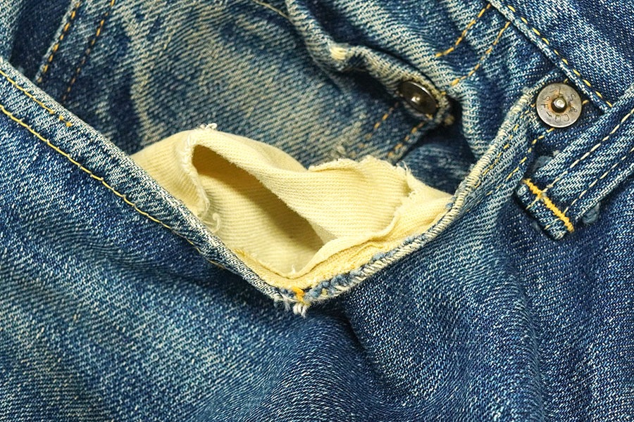 50'S LEVI'S 501ZXX (APPROX.W32 L31) LEATHER PATCH