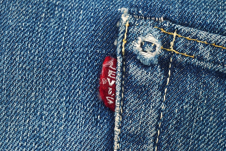 50'S LEVI'S 501ZXX (APPROX.W32 L31) LEATHER PATCH | NEW ITEM