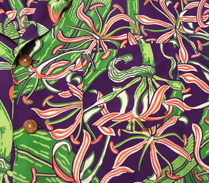 1940s HAWAIIAN SHIRT , Size M