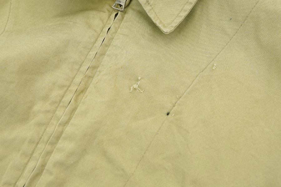 80's～ WILLIS & GEIGER M-421A サマーフライトジャケット タン 表記