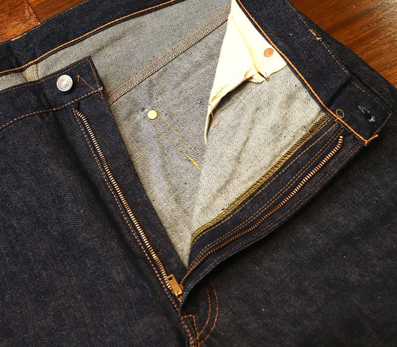 1950s DEAD STOCK , LEVIS 501ZXX LEATHER , W40 L36
