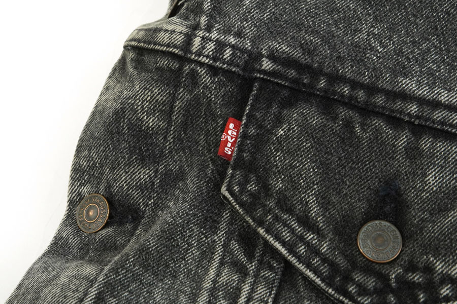 80's Levi's 70507 ブラック デニムジャケット 表記(XS) USA製