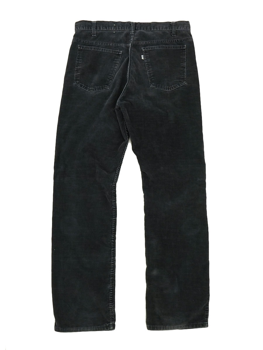 80's Levi's 519 コーデュロイパンツ ブラック！ 表記(36x33