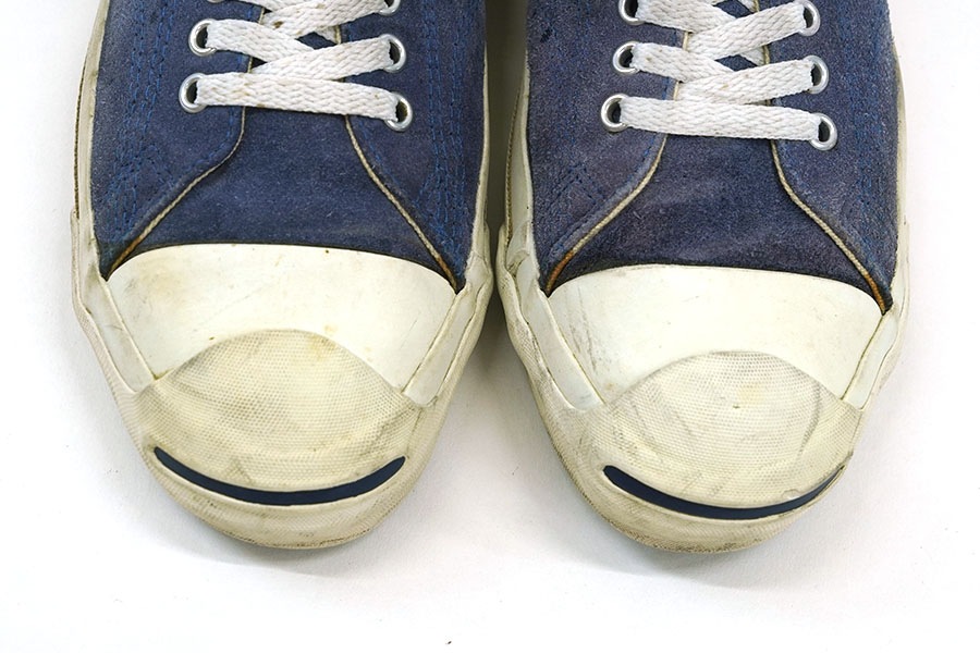 90's コンバース ジャックパーセル スエード ブルー 実寸(10 1/2位