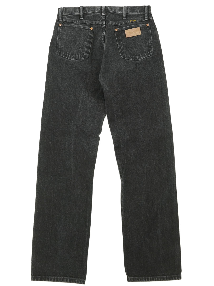 90's Wrangler 13MWZPB 先染め ブラックデニムパンツ 表記(32x34) USA