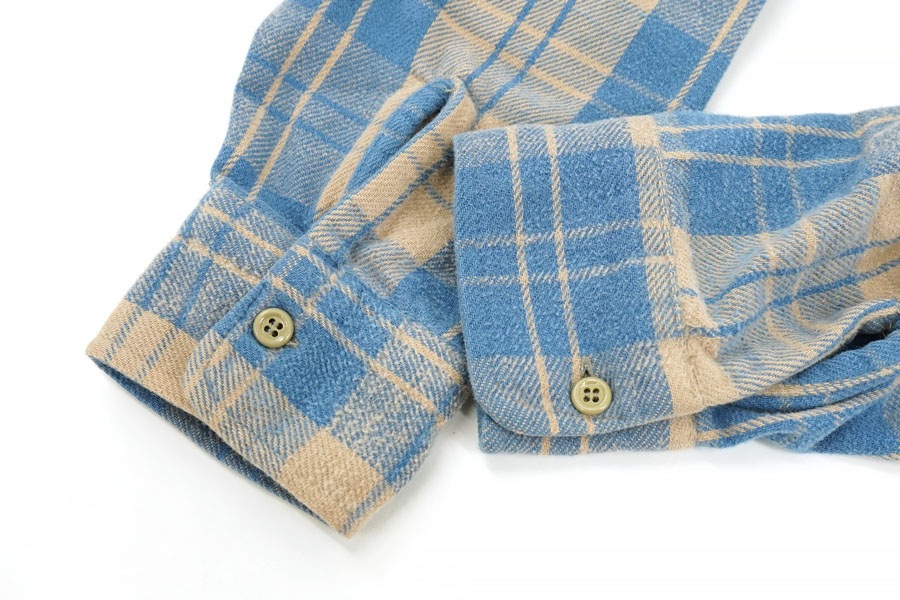 80'S FROSTPROOF PLAID FLANEL SHIRT (APPROX. MEDIUM) MADE IN USA