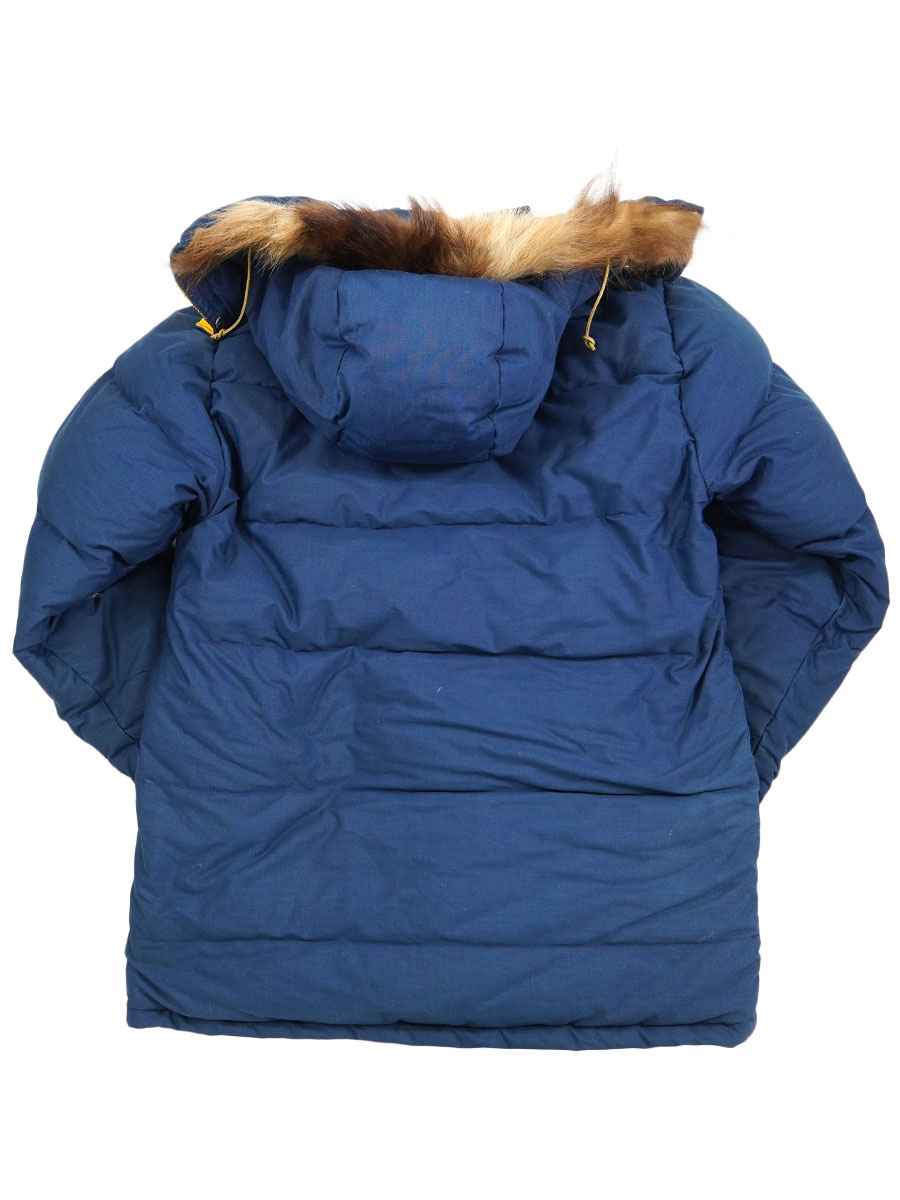 70's 茶タグ THE NORTH FACE ブルックスレンジ ネイビー×イエロー 表記