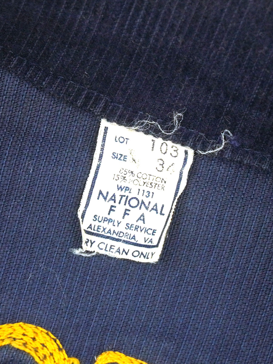 80'S NATIONAL FFA ''CALIFORNIA LATON'' FFA JACKET (SIZE.34) | NEW