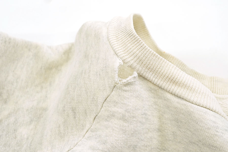 60's HANES WIND SHIELD 無地 ラグランスウェット 表記(M)　