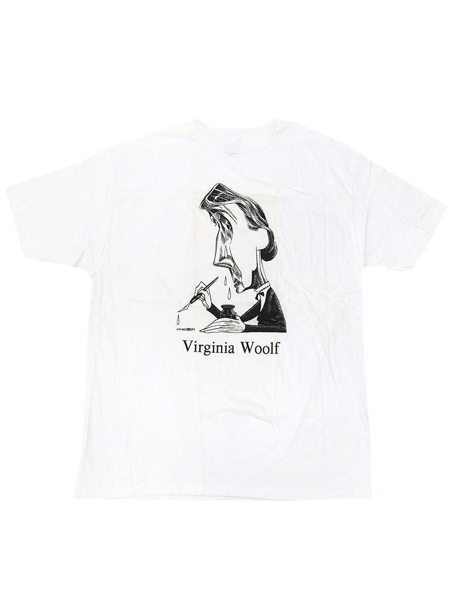 90's Largely Literary ''ヴァージニア・ウルフ'' Tシャツ 表記