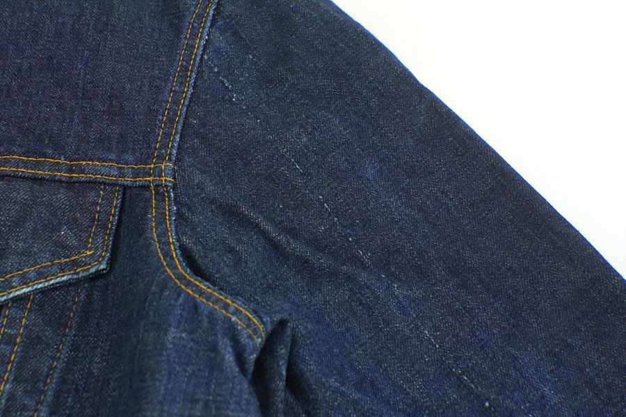 70's Levi's 71205 スモールe ロング丈 デニムジャケット 濃紺 表記(46