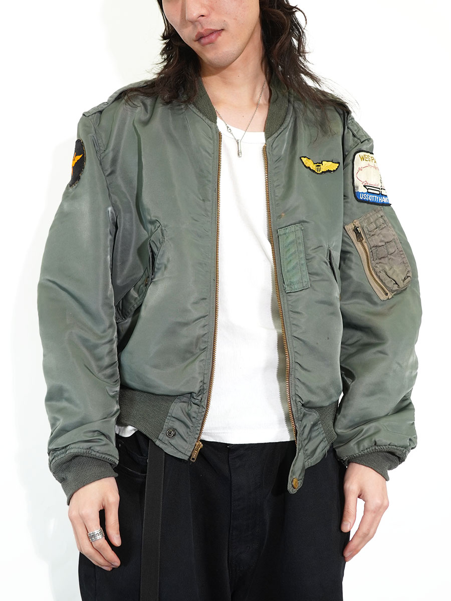 50's U.S. AIR FORCE L-2B MIL-J-7448A フライトジャケット 表記(LARGE