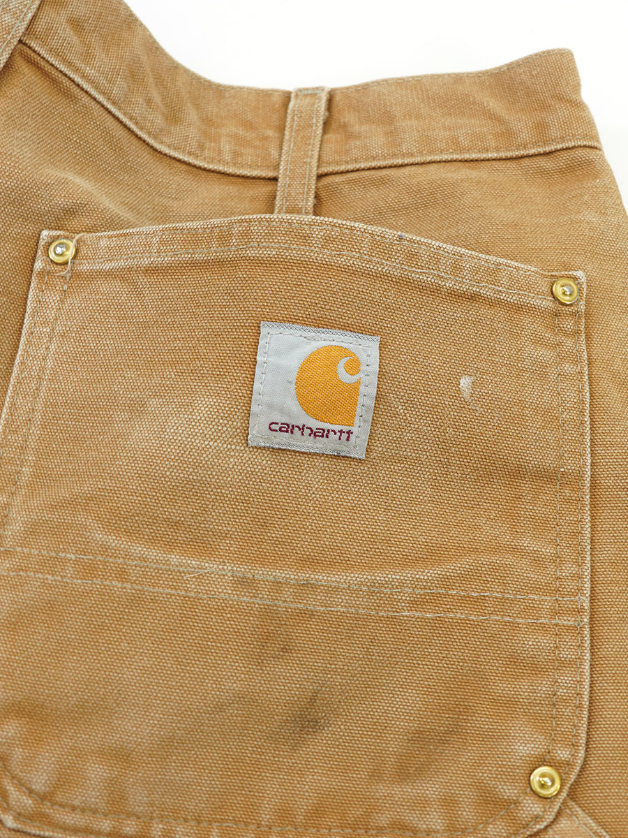 カーハート ダブルニー ダックペインターパンツ ブラウン 表記(34x32