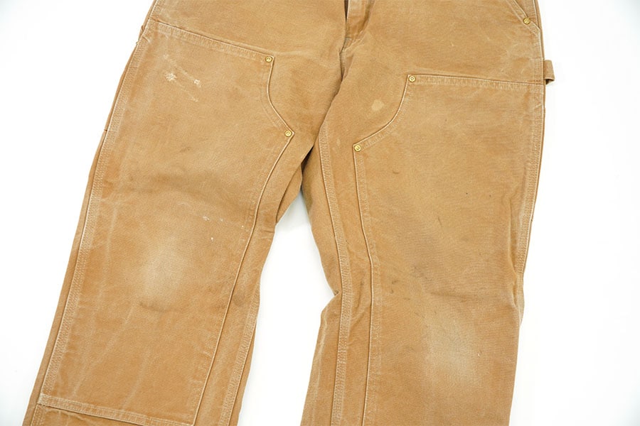 カーハート ダブルニー ダックペインターパンツ ブラウン 表記(34x32