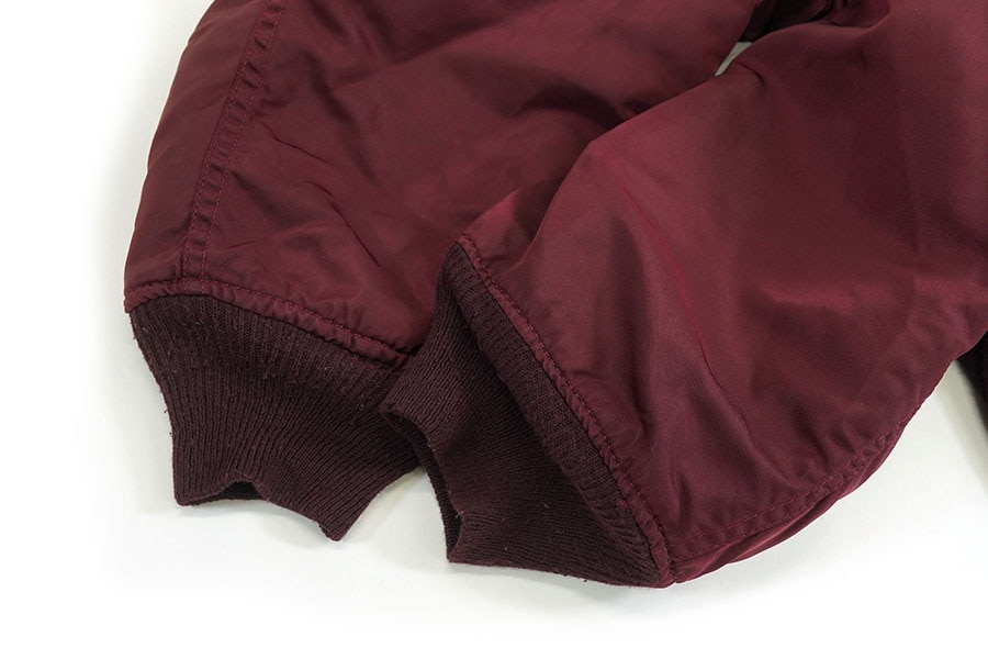 MA-1 Alpha アルファ フライトジャケット バーガンディ USA製 90's Alpha MA-1 Made in USA Burgundy | aeugo