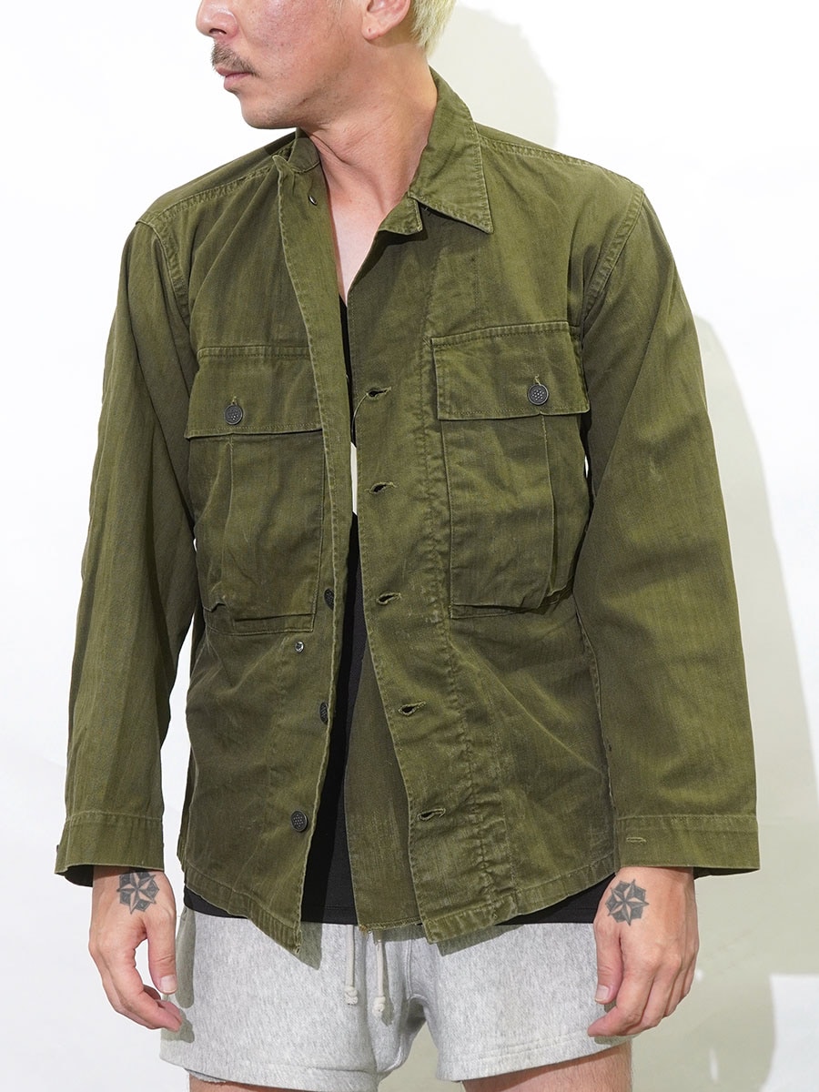 40's U.S.ARMY M-43 ヘリンボーンツイルジャケット 13スターボタン
