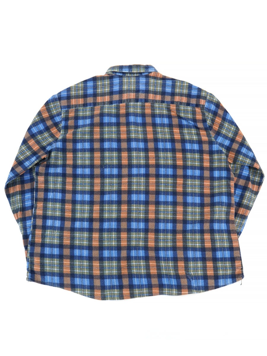 80'S～ AMERICAN EDITION プリントフランネルシャツ 表記(2XL) USA製