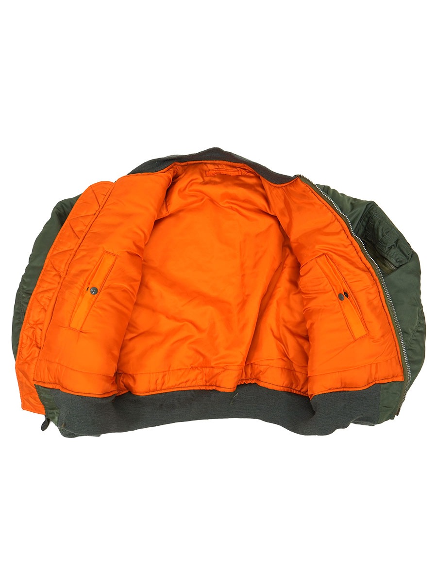 76 U.S. AIR FORCE MA-1 MIL-J-8279E ALPHA INDUSTRIES製 フライト