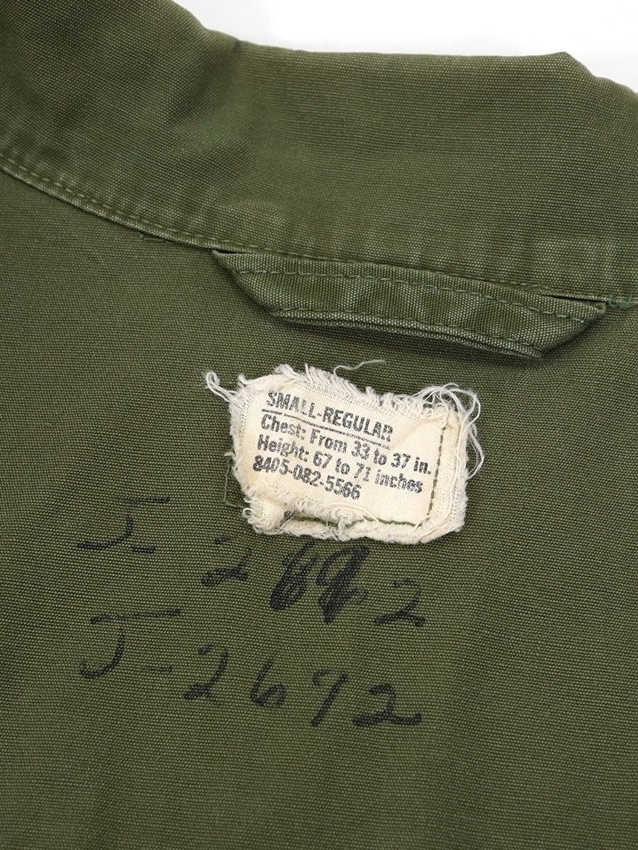 60'S U.S.ARMY FATIGUE JACKET 3RD (SIZE.SMALL REGULAR)