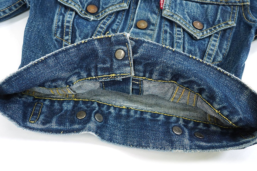 Levi's 557 デニムジャケット キッズ 60年代　ジージャン 60's Levi's 557BXX デニムジャケット 良雰囲気 キッズサイズ