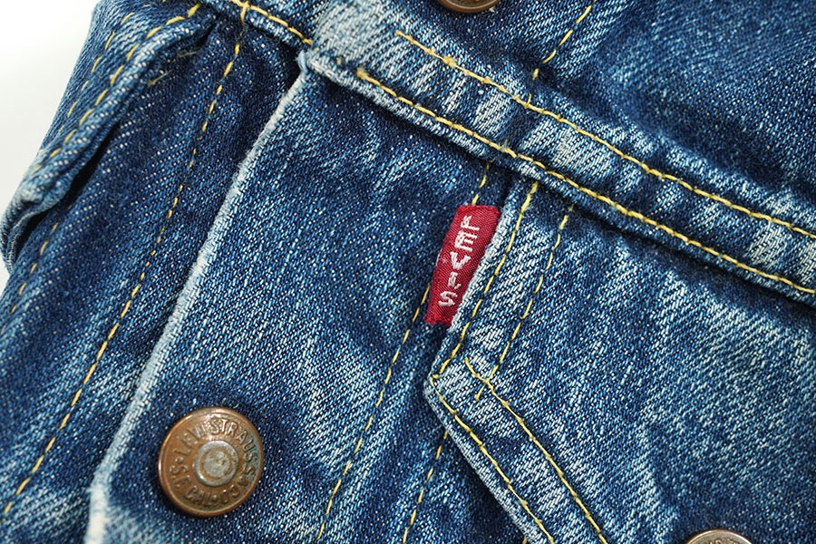 60's Levi's 557BXX デニムジャケット 良色落ち キッズサイズ