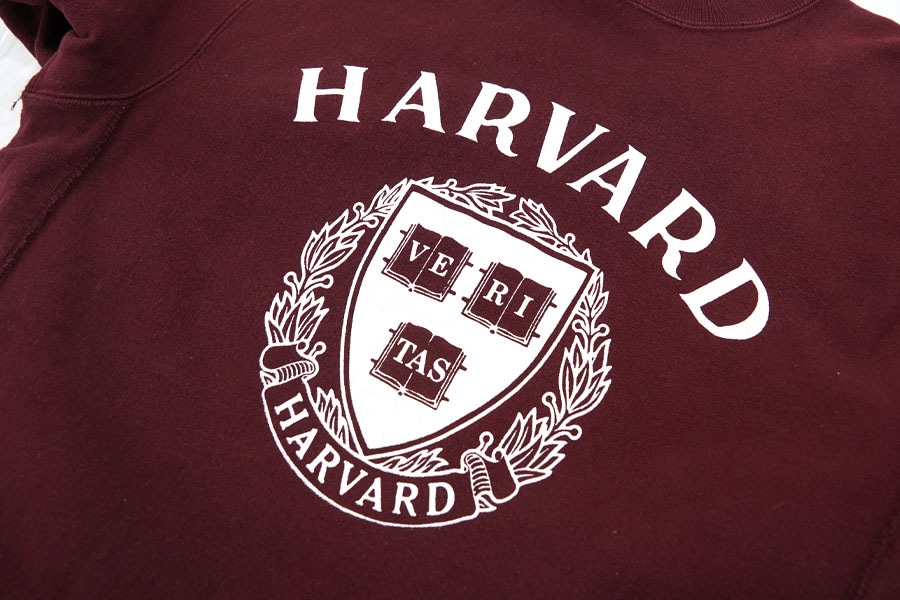90年代 刺繍タグ チャンピオンRW ''HARVARD'' （M）USA製 90's 刺繍タグ チャンピオンRW ''HARVARD'' 表記(M) エンジ USA製