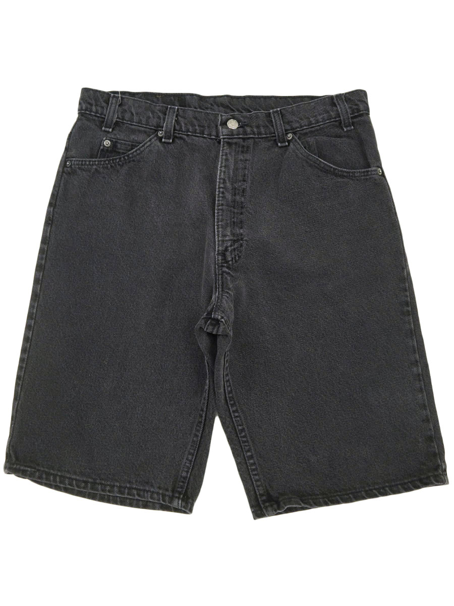 Levi's リーバイス550 ブラックデニム ショーツ W34 USA製 90'S LEVI'S 550 BLACK DENIM SHORTS (SIZE.W34 L00) MADE IN USA