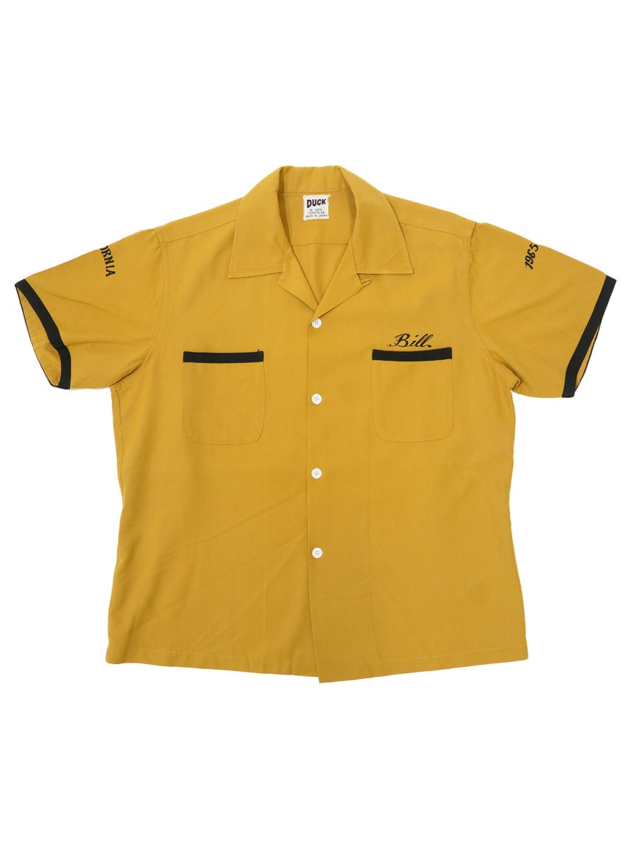 60'S DUCK ''BILL WYATT CALIFORNIA 1965-67'' SOUVENIR BOWLING SHIRT