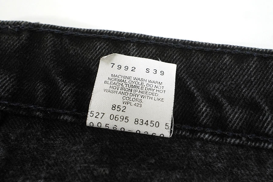 90's Levi's 560 ブラック デニムパンツ 表記(36x30) USA製