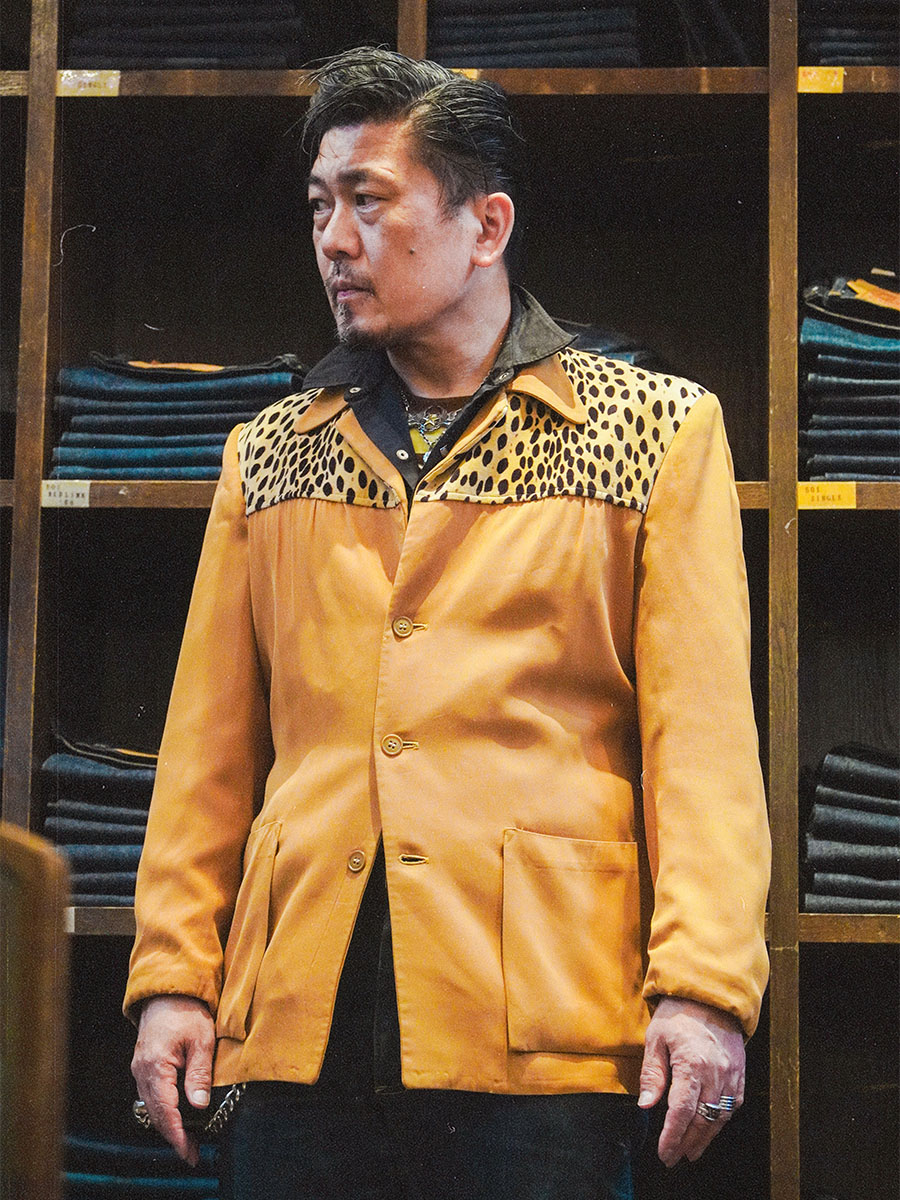 1950'S IRVIN FOSTER LEOPARD PANEL HOLLYWOOD JACKET (SIZE.38)