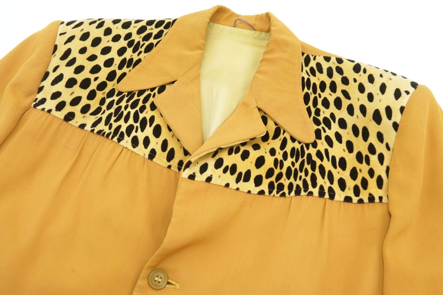 1950'S IRVIN FOSTER LEOPARD PANEL HOLLYWOOD JACKET (SIZE.38)