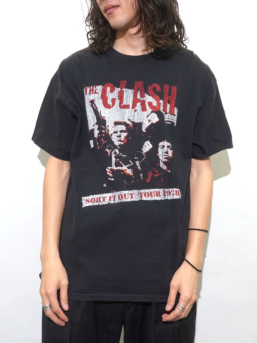 00's Hanes THE CLASH ''SORT IT OUT TOUR 1978'' Tシャツ ブラック