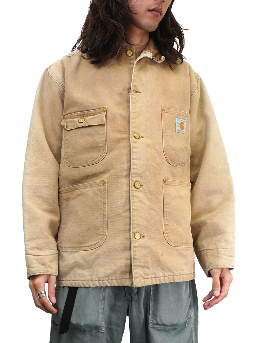 【100周年モデル】80s カーハート：ミシガンチョアコート（落書き＆フェード） USA製 80s Carhartt 