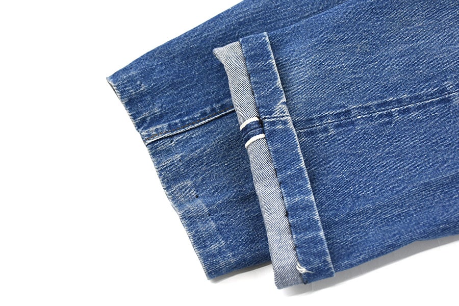 ス*ピ様 80s W31 501 赤耳 USA製 ヒゲ落ち デニム 内股シングル 80's Levi's 501 赤耳 デニムパンツ ヒゲ落ち 実寸(34.5x29.5位