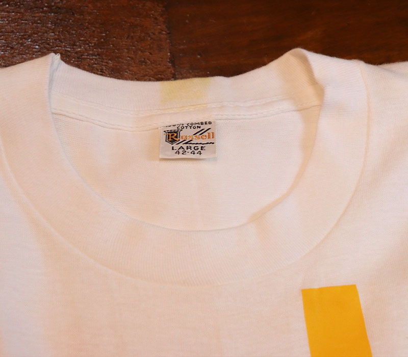 1960s DEAD STOCK , HOT ROD T-SH , BARDAHL , RUSSELL , Size L