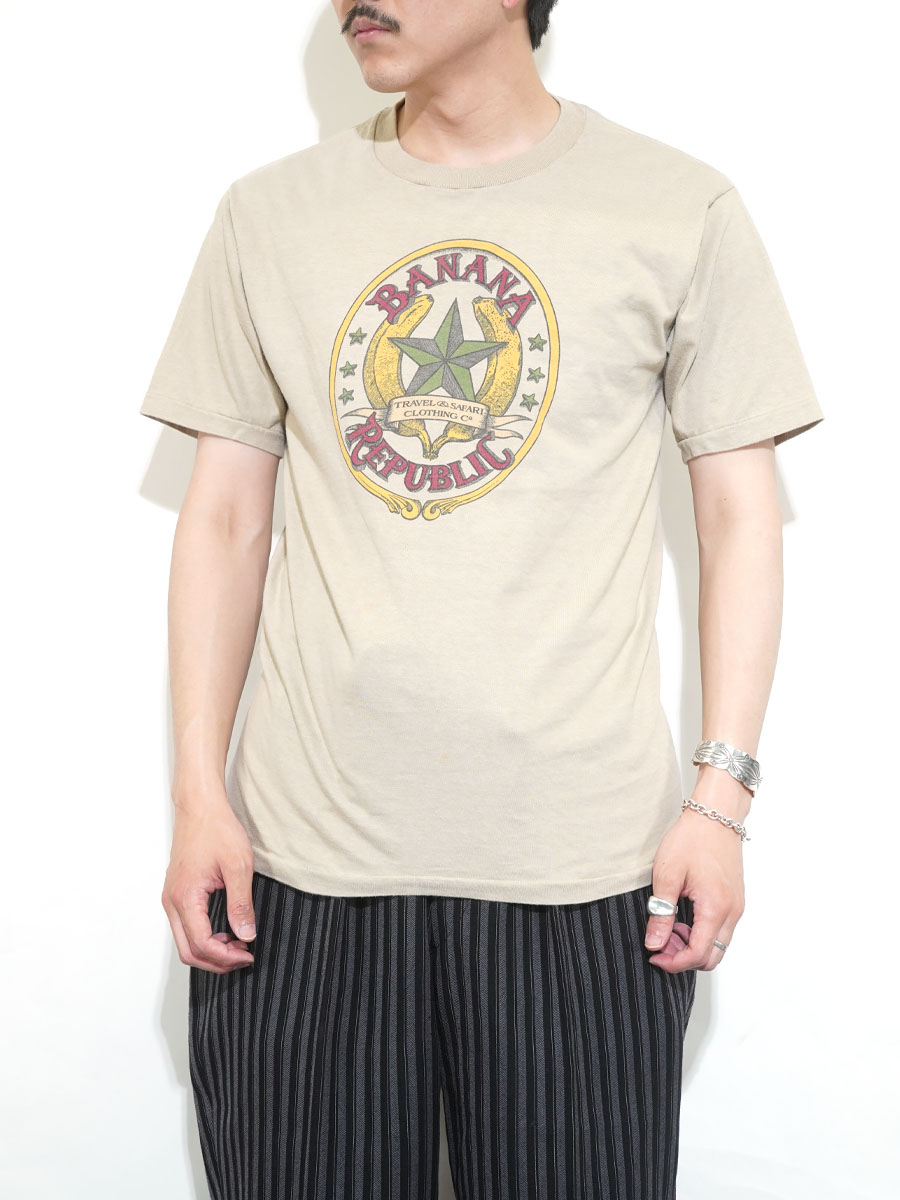 希少　80s Banana Republic ボウリングシャツ　バナナタグ 希少 80s Banana Republic ボウリングシャツ バナナタグ 希少