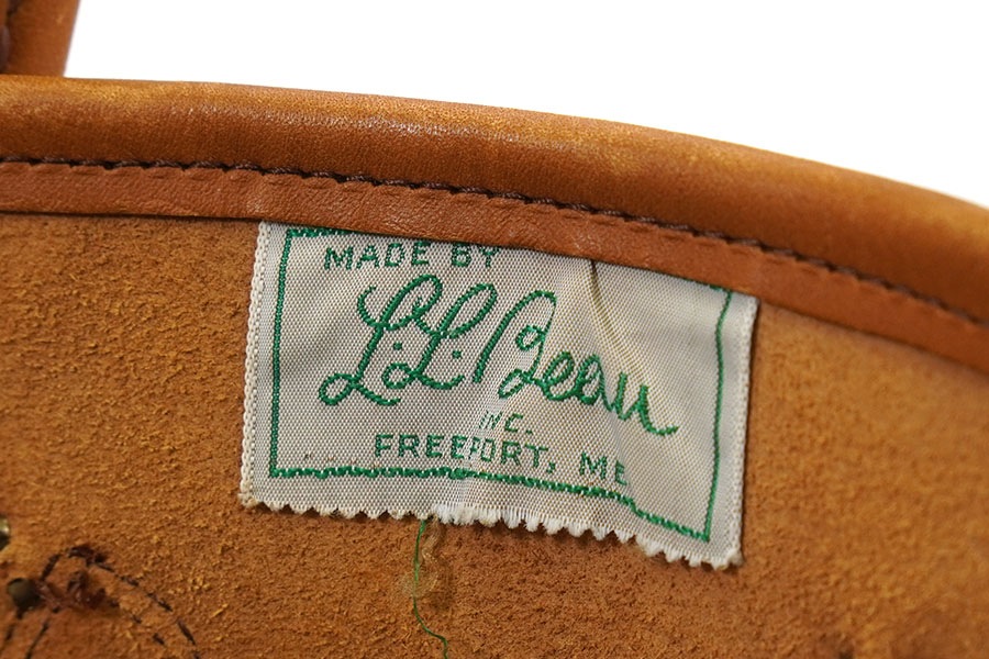 60's～ 筆記体タグ L.L.BEAN レザートートバッグ ブラウン | すべての