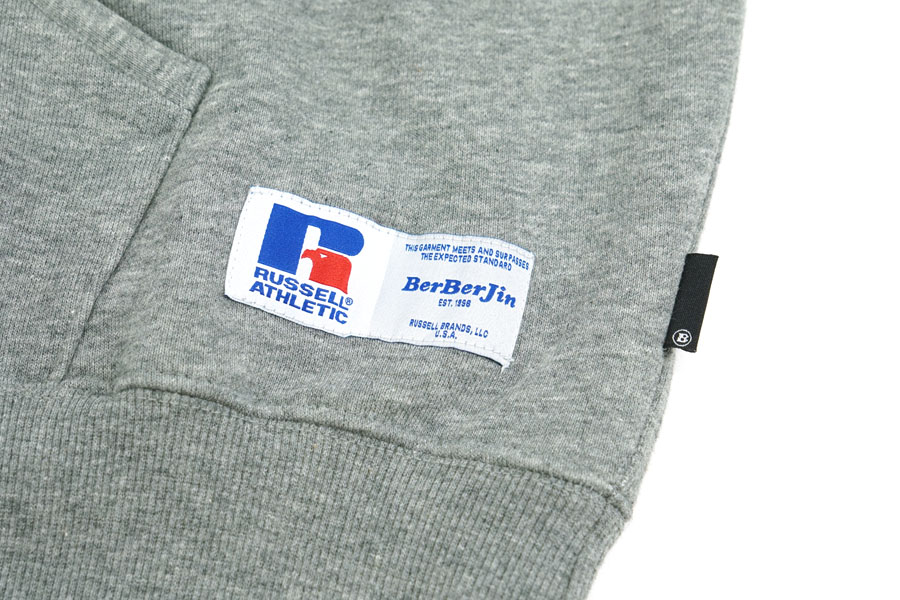RUSSELL × BerBerJin Nu Blend Double Face CN Sweat HEATHER CHARCOAL