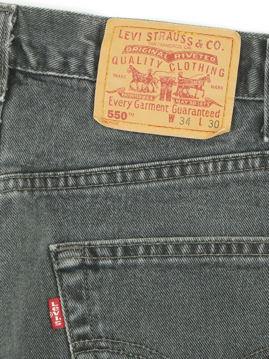 Levi's 550 デニムパンツ ブラック W34 L30 00's LEVI'S 550 ブラックデニムパンツ 表記(W34 L30) | NEW ITEM
