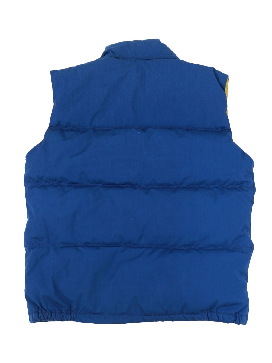 80's 茶タグ THE NORTH FACE ダウンベスト ネイビーブルー 表記(M