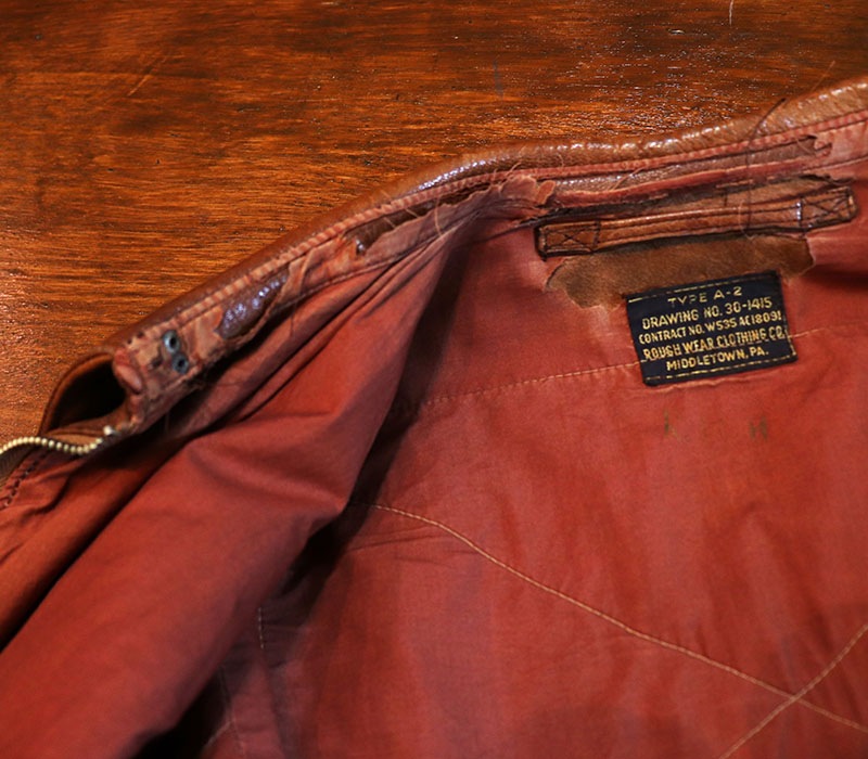 1940s A-2 BLOOD CHIT , Size 40