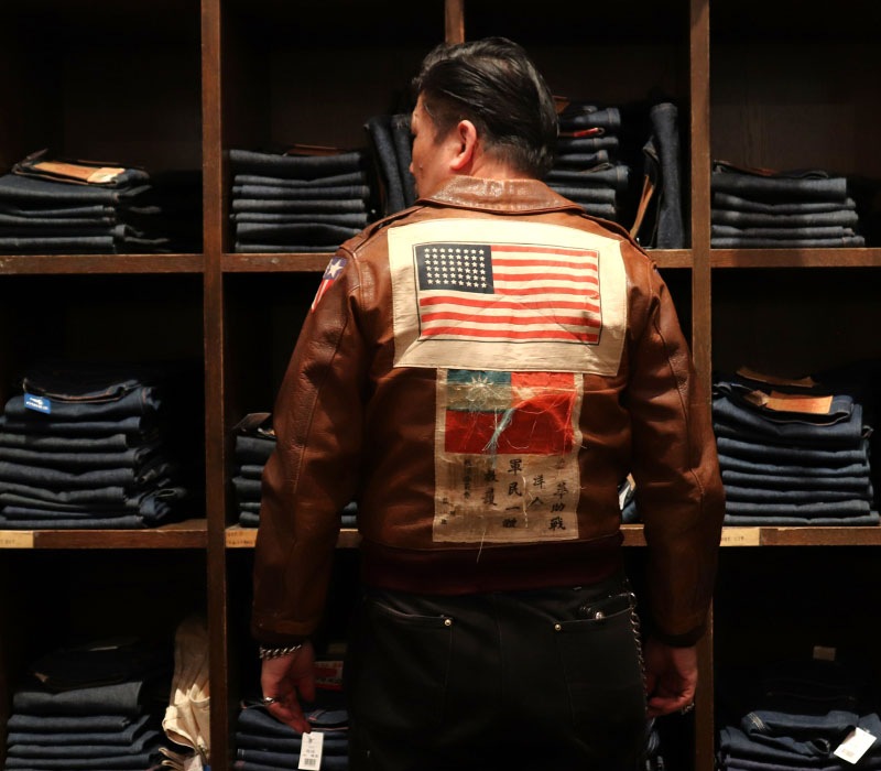 1940s A-2 BLOOD CHIT , Size 40