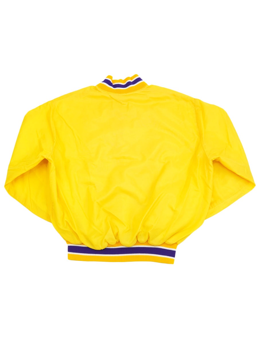 Dodgers DeLONG XL ナイロンジャケット 80's DeLONG ''LAKERS'' ナイロンプルオーバー イエロー 表記(XL