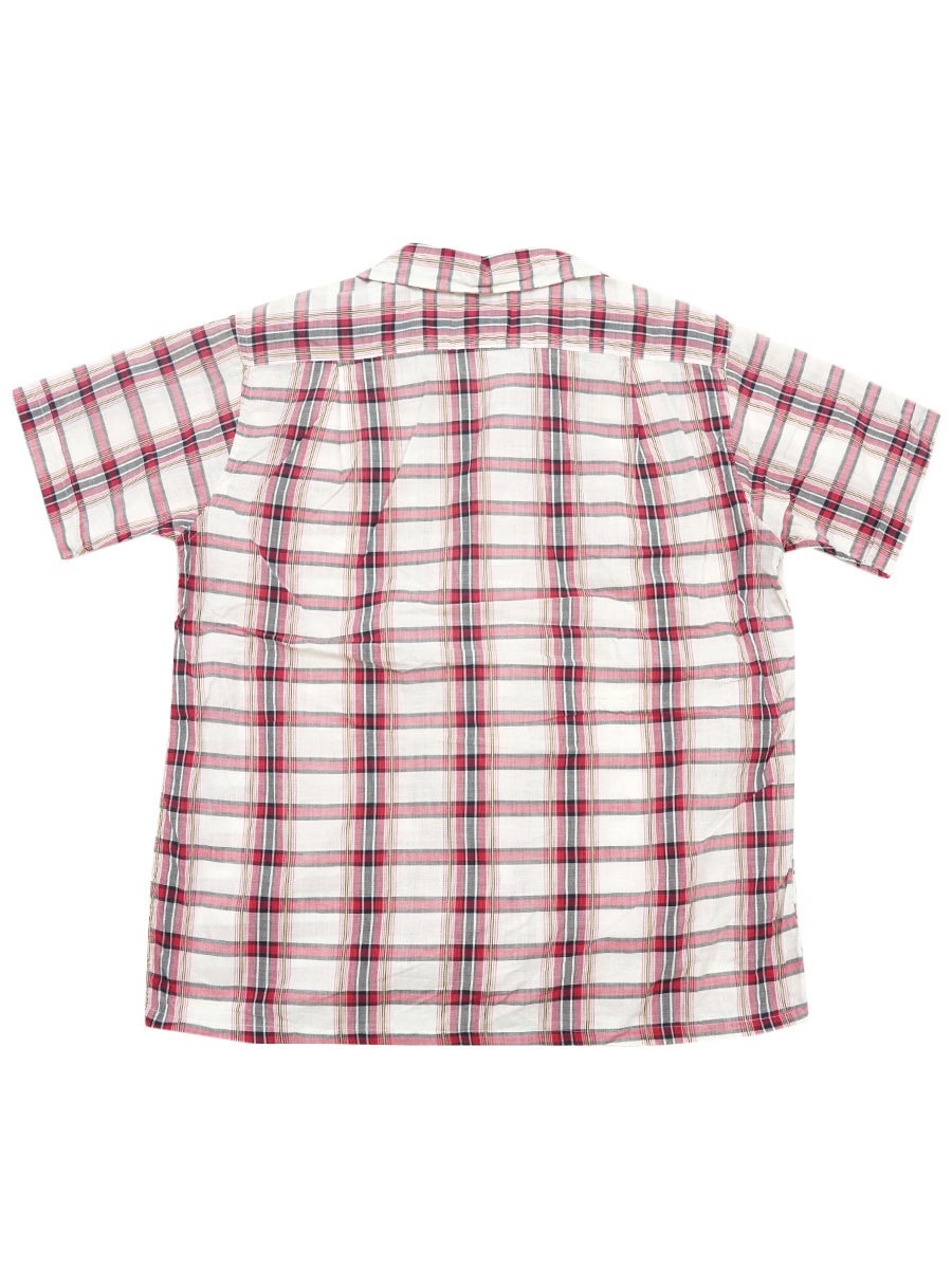 60'S PENNEY'S TOWNCRAFT PLAID S/S SHIRT (SIZE.MEDIUM) | NEW ITEM