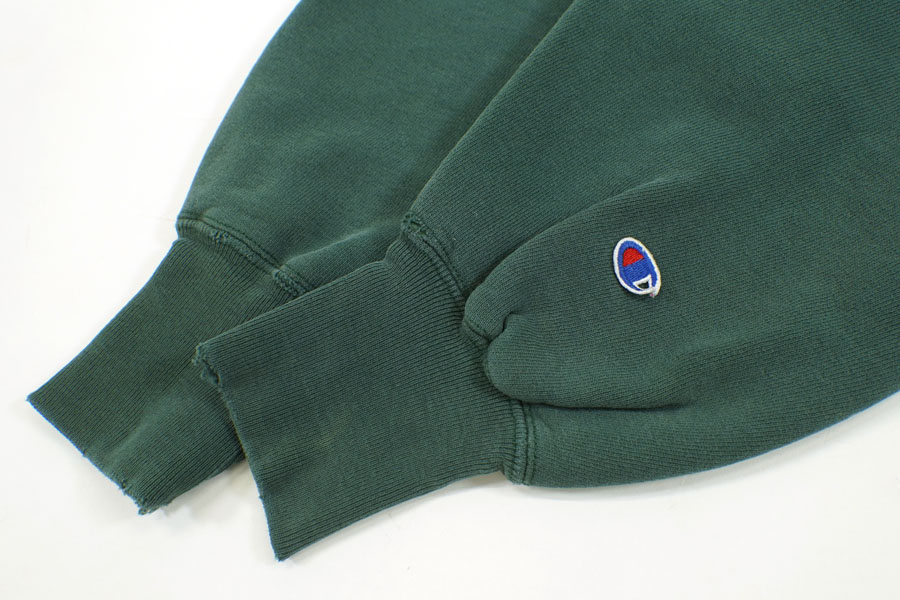 90's 刺繍タグ チャンピオンRW ''MICHIGAN STATE'' グリーン 表記(L) USA製