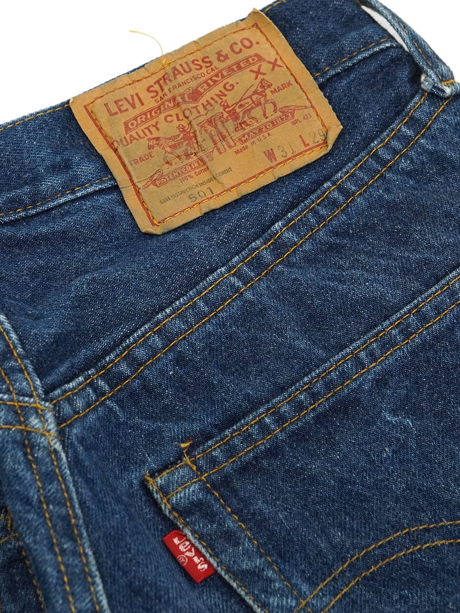 70's LEVI'S 501 66後期 デニムパンツ 濃紺 表記(W31 L29) | NEW ITEM