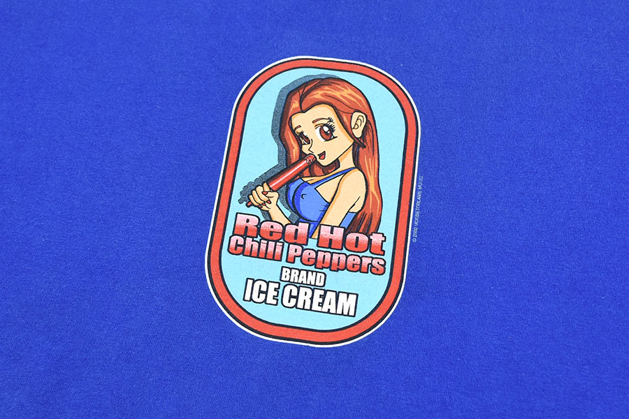 00's AAA ''Red Hot Chili Peppers BRAND ICE CREAM'' プリントT