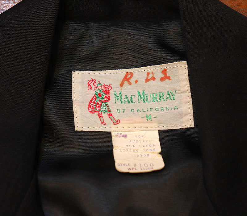 1950s DEAD STOCK , MAC MURRAY , Size M