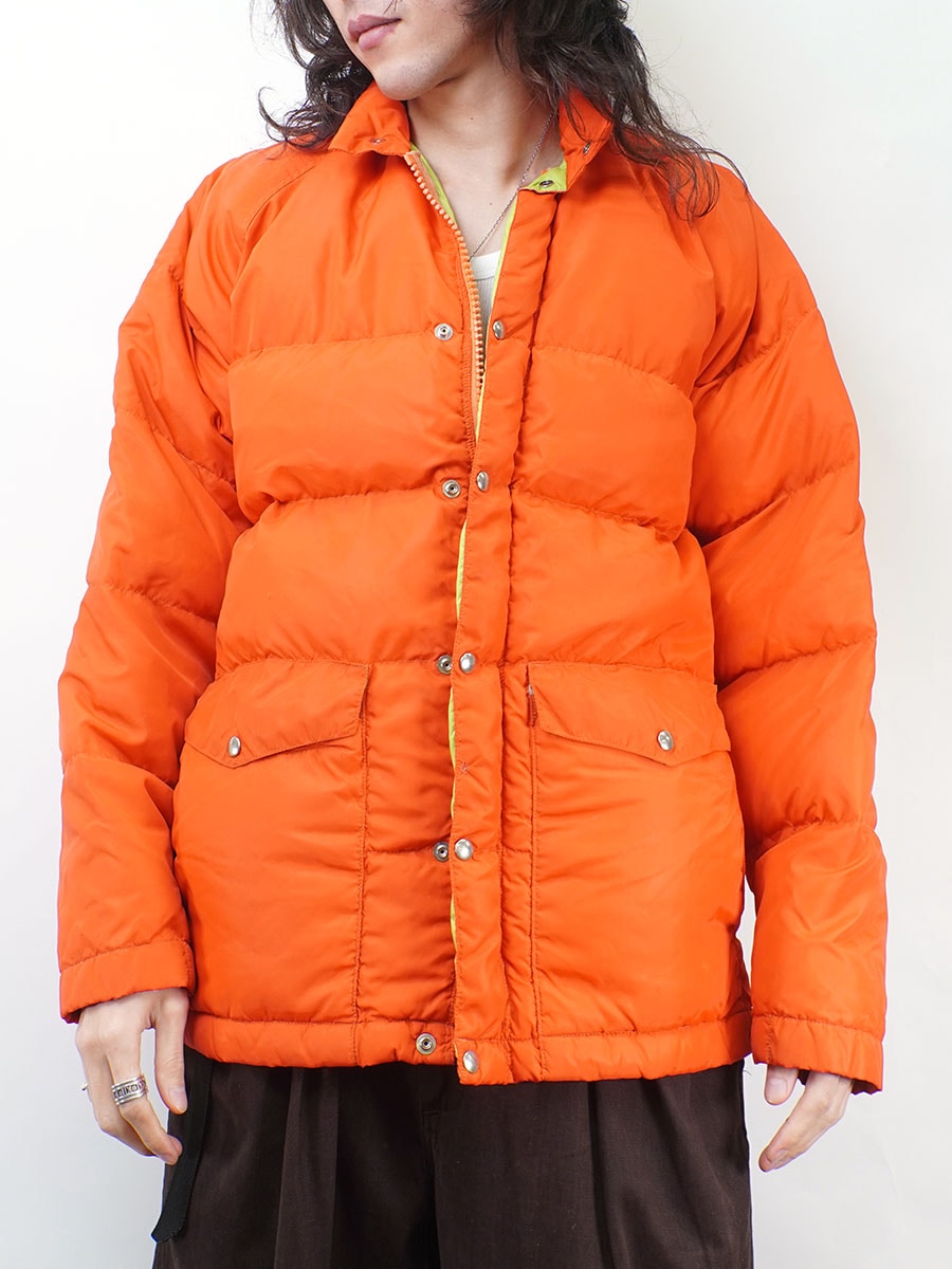 70's Powderhorn Mountaineering ダウンジャケット オレンジ×ネオン